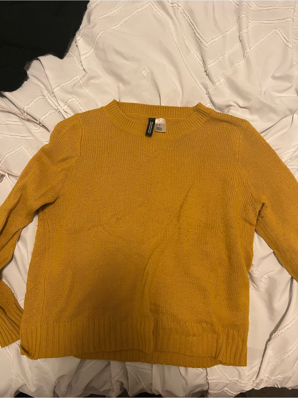 Women’s Mustard Crewneck Sweater